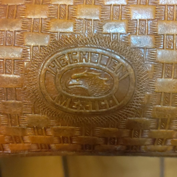 Vintage leather purse - Picture 4 of 5